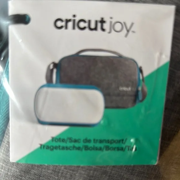 Cricut Joy Gray and Teal Organizer Bag - Picture 2 of 2